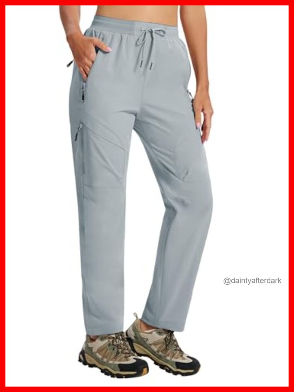 Women's Hiking Cargo Pants Quick Dry Joggers with Pockets